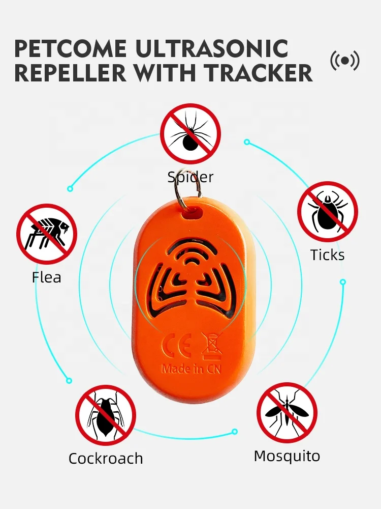 
High Frequency Ultrasonic Dog Repeller Flea And Tick Control Prevention 