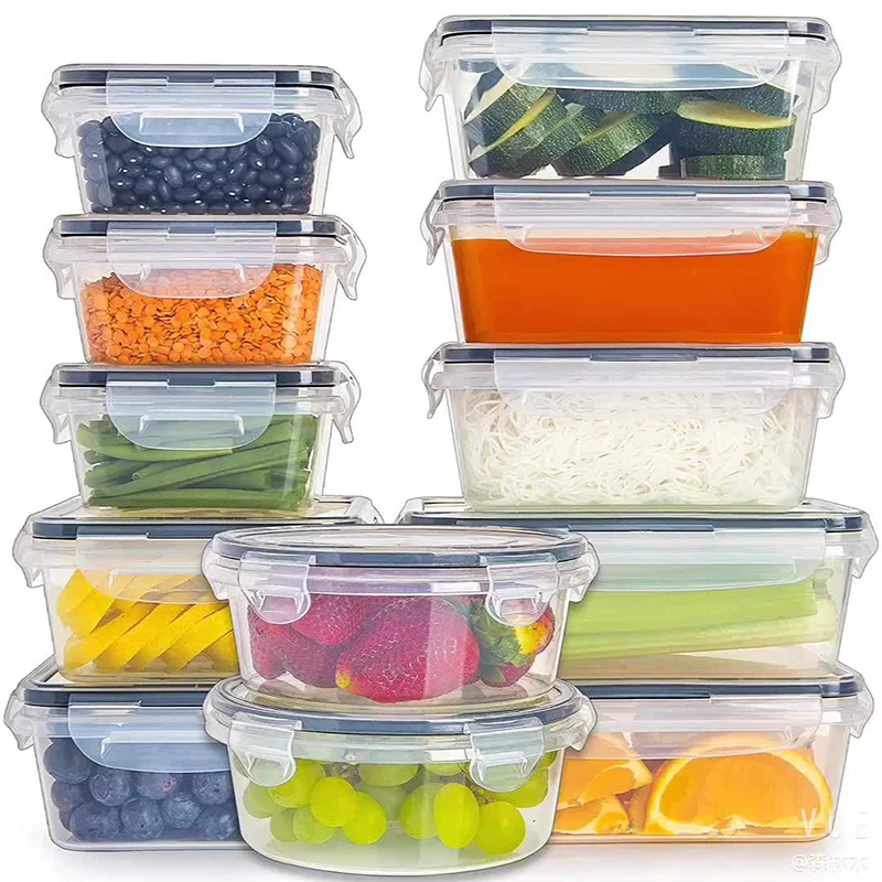 Reusable Bento Lunch Airtight Box Set Korean Storage Boxes & Bins Food Container