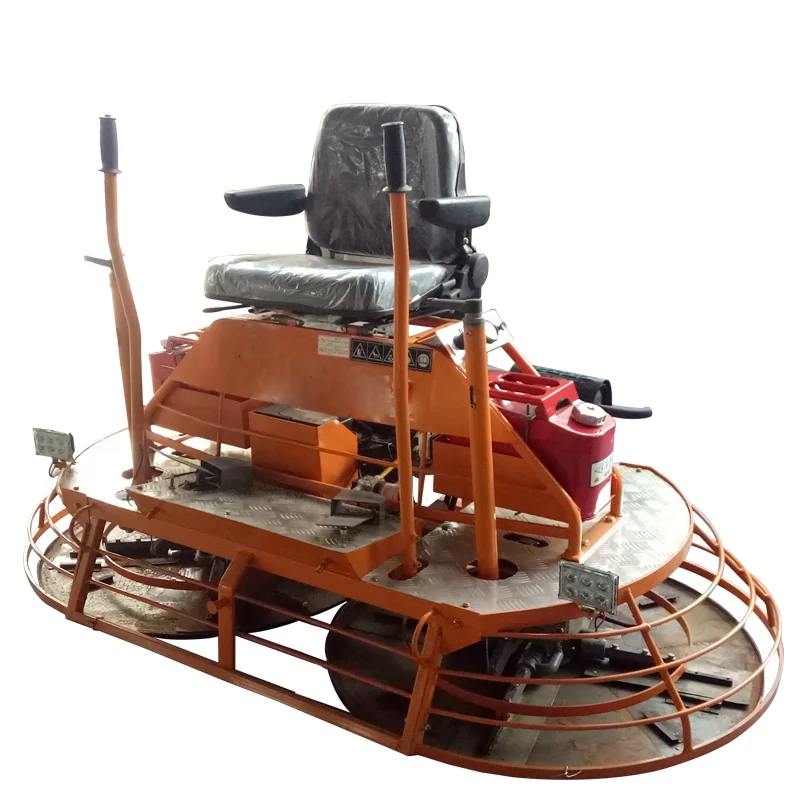 FREE SHIPPING for high quality concrete surface power trowel with double plate