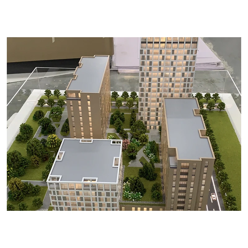 School residential building models modern design landscape architectural scale models for sale