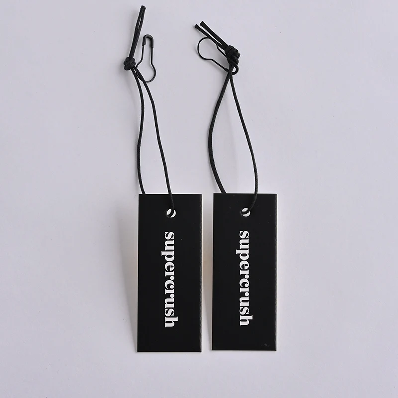 Custom Design Hangta Printing Logo Label Small Paper Swing Price Tickets Hang Tags for Sunglass