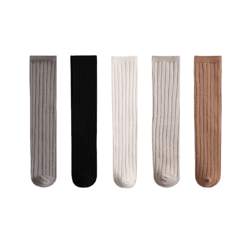 New Korean Children Girls Spanish Royal Style Knee High Cotton Socks Baby Toddler Bowknot In Tube Socks Kid School Socks INS