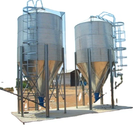 Grain Steel Silo With Solid Hopper