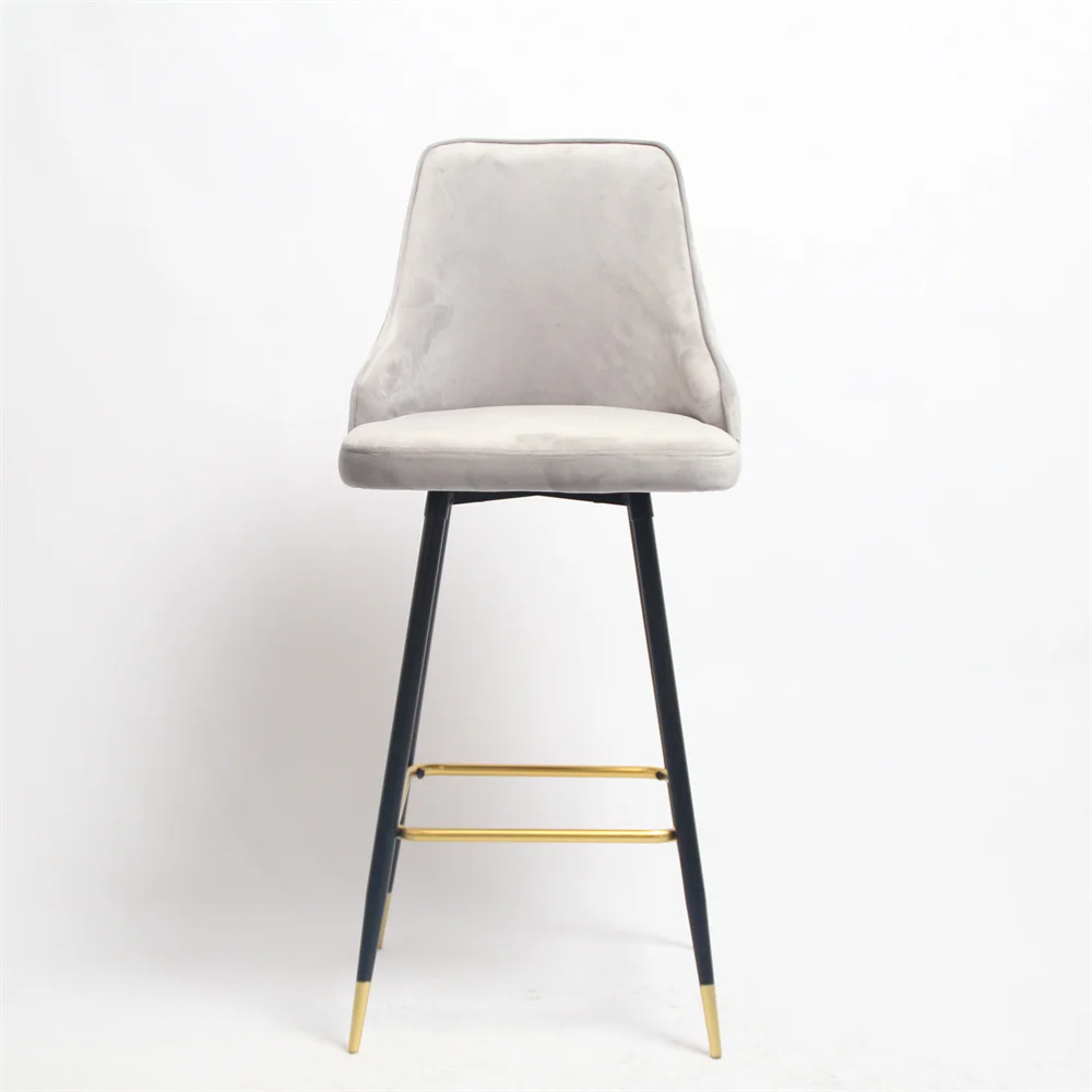 High quality high chair for island  forging iron bar chair bar stool with armrest  chair for reception