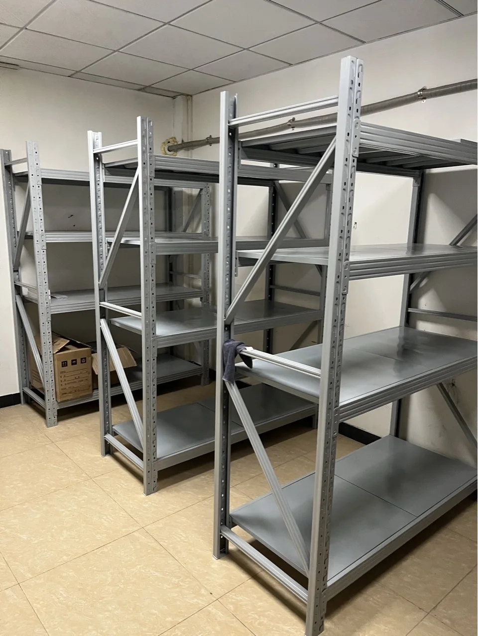 CE Certificated Warehouse Detachable Metal Medium Duty Beam Drive In Pallet Storage Rack System medium  Duty Rack