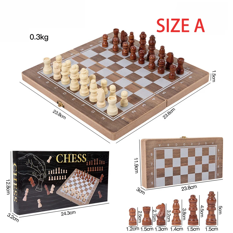 high-quality luxury ajedrez profesional board game handmade custom wooden chess board Large pieces wood Chess Set