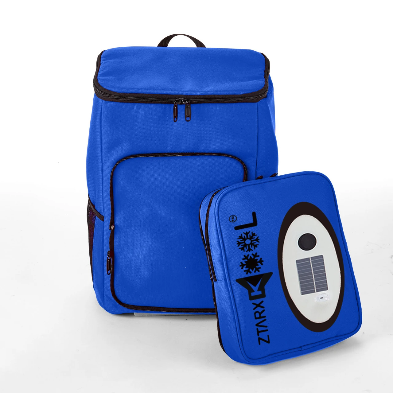 Solar&USB Charge Thermal Backpack Waterproof Thickened Cooler Bag Large Insulated Bag Picnic Cooler Backpack Refrigerator Bag