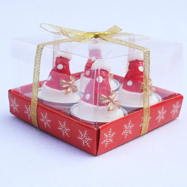  New Christmas Candle Santa Claus/Snowman/Tree Decoration