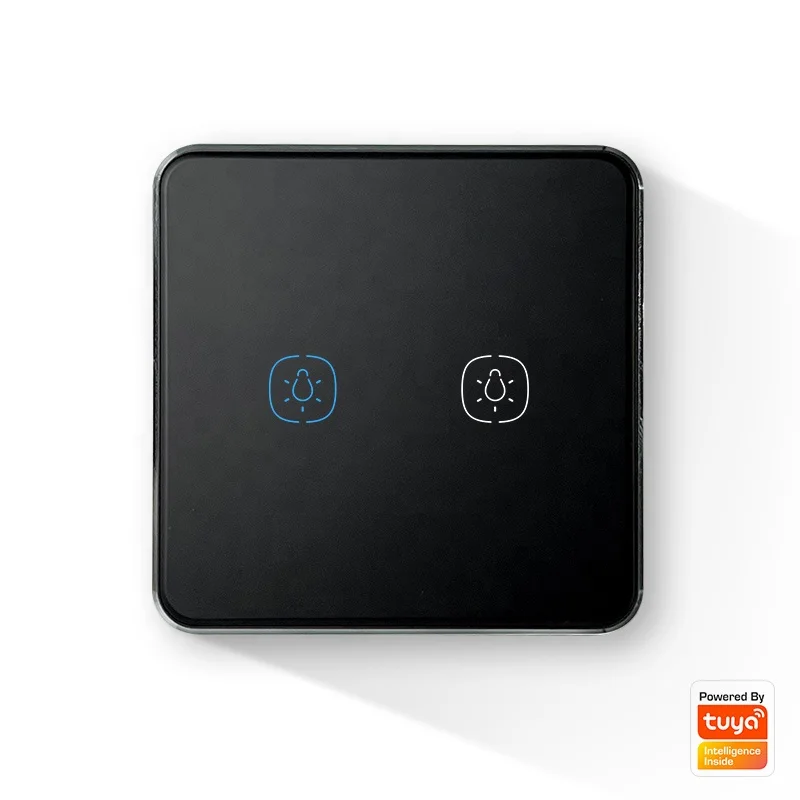 Tuya zigbee 3.0 module intelligent bidirectional switch AG process touch glass smart home wireless control Alexa Google home