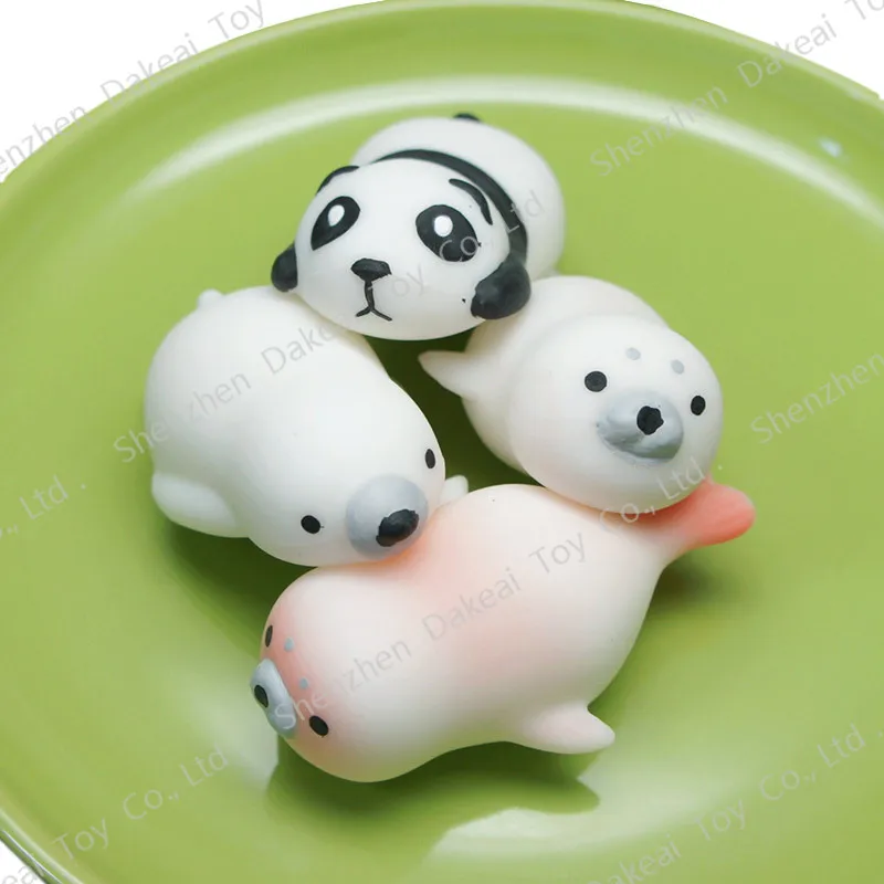 Заводская оптовая продажа по индивидуальному заказу, медленно восстанавливающие форму маленькие игрушки, мягкие резиновые сжимаемые игрушки-животные, Mochi Squishy