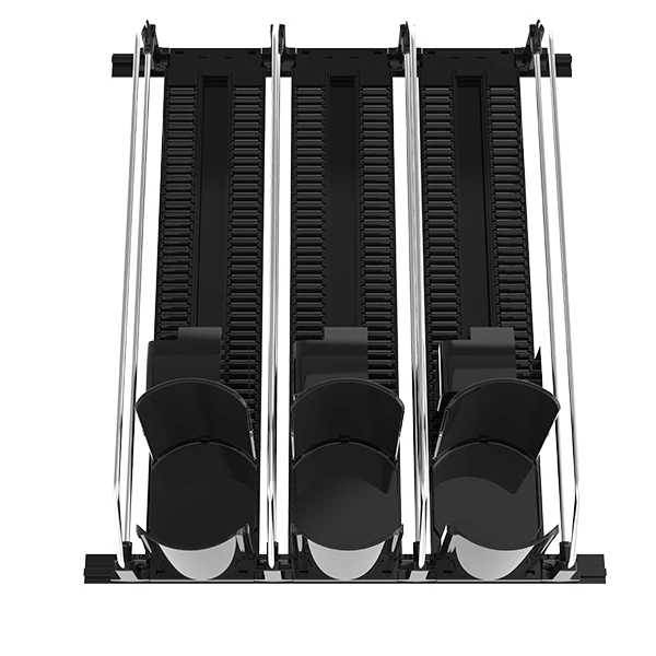 Soda Can Organizer Drink Fridge Grocery Store Shelf Pushers Divider Spring System