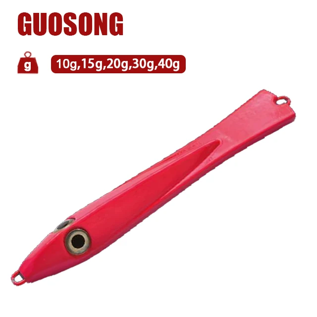 Popular Style 100g 200g 250g 300g 400g Saltwater Jigs Fast Sinking Speed Lead Jigging Deep Sea Heavy Duty Metal Lure