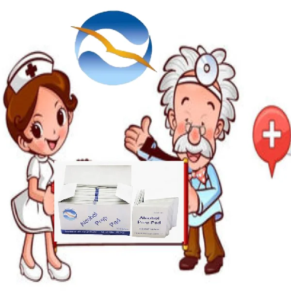 Non-Woven Fabric Customized 70% Isopropyl Alcohol Prep Pad