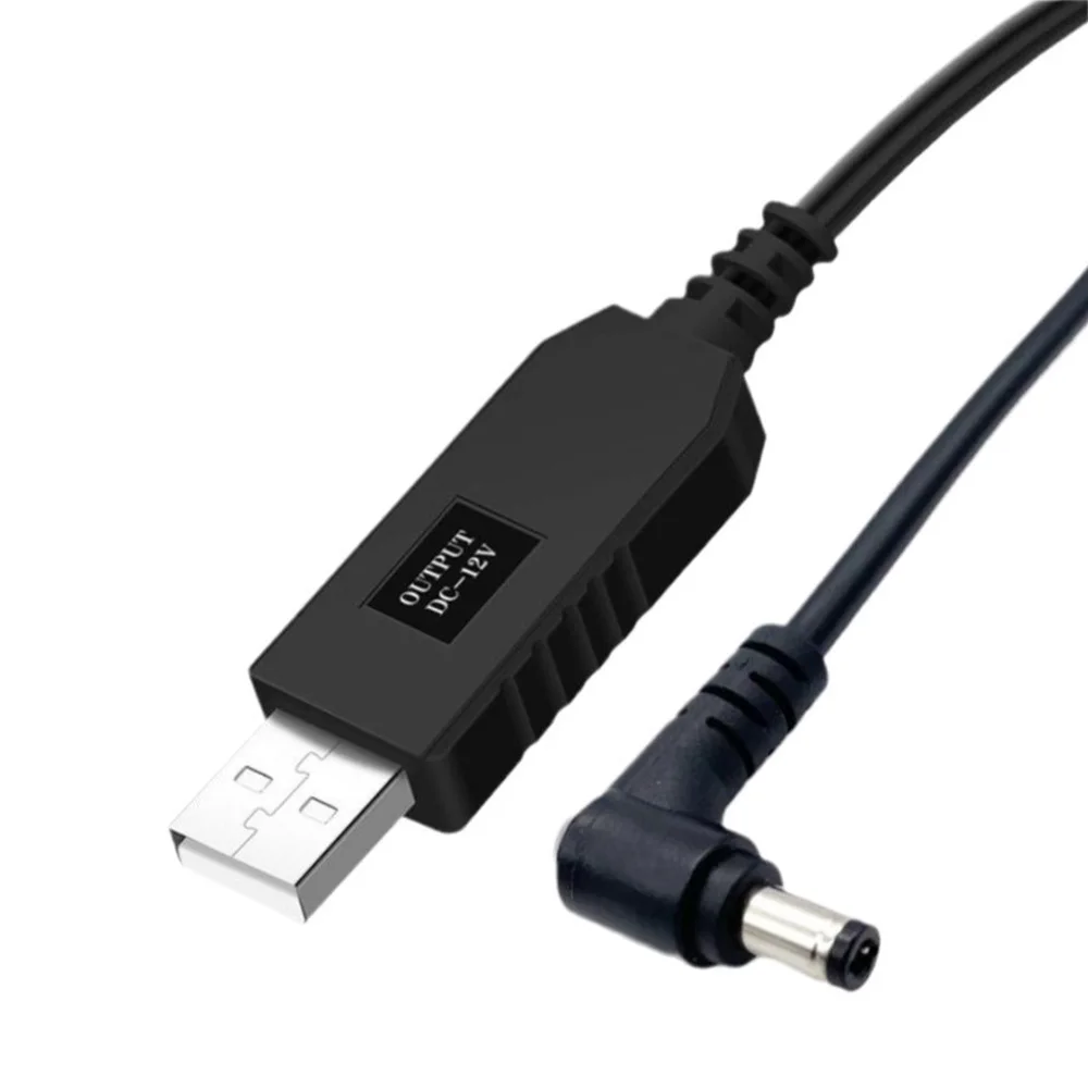 Factory Wholesale High Quality USB-DC Boost Cable DC 5521 Powered Set Up Charger 5V To 12V USB Cable for Wifi Router Modem