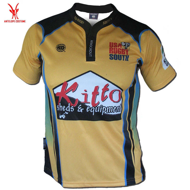 
Sublimation Custom Design Rugby Jersey Sublimation Printing Design Rugby Shirt 