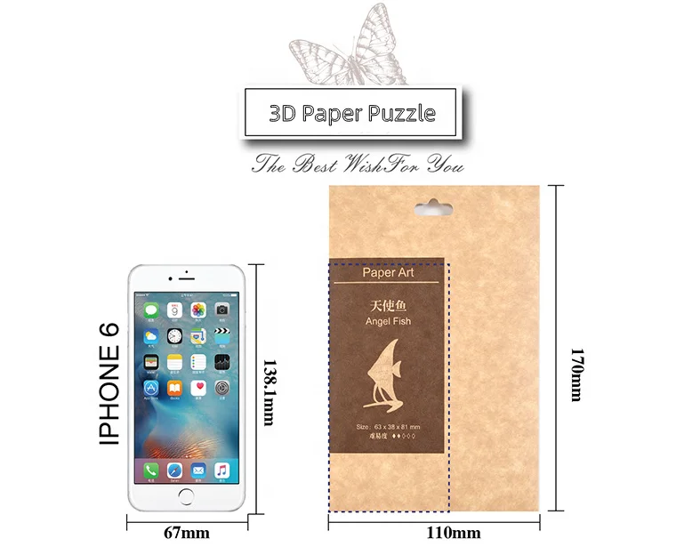 Factory Wholesale 3d Paper Ocean Animal Model Puzzle ODM OEM New DIY Paper Model Puzzle Set Kid Handicraft Early Educational Toy