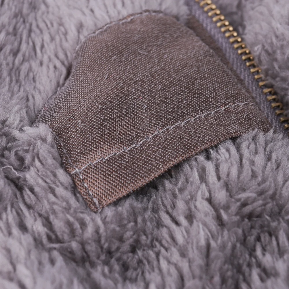 
Pretty fashion new style wholesale wool kids sleeveless v- neck coat sherpa vest 