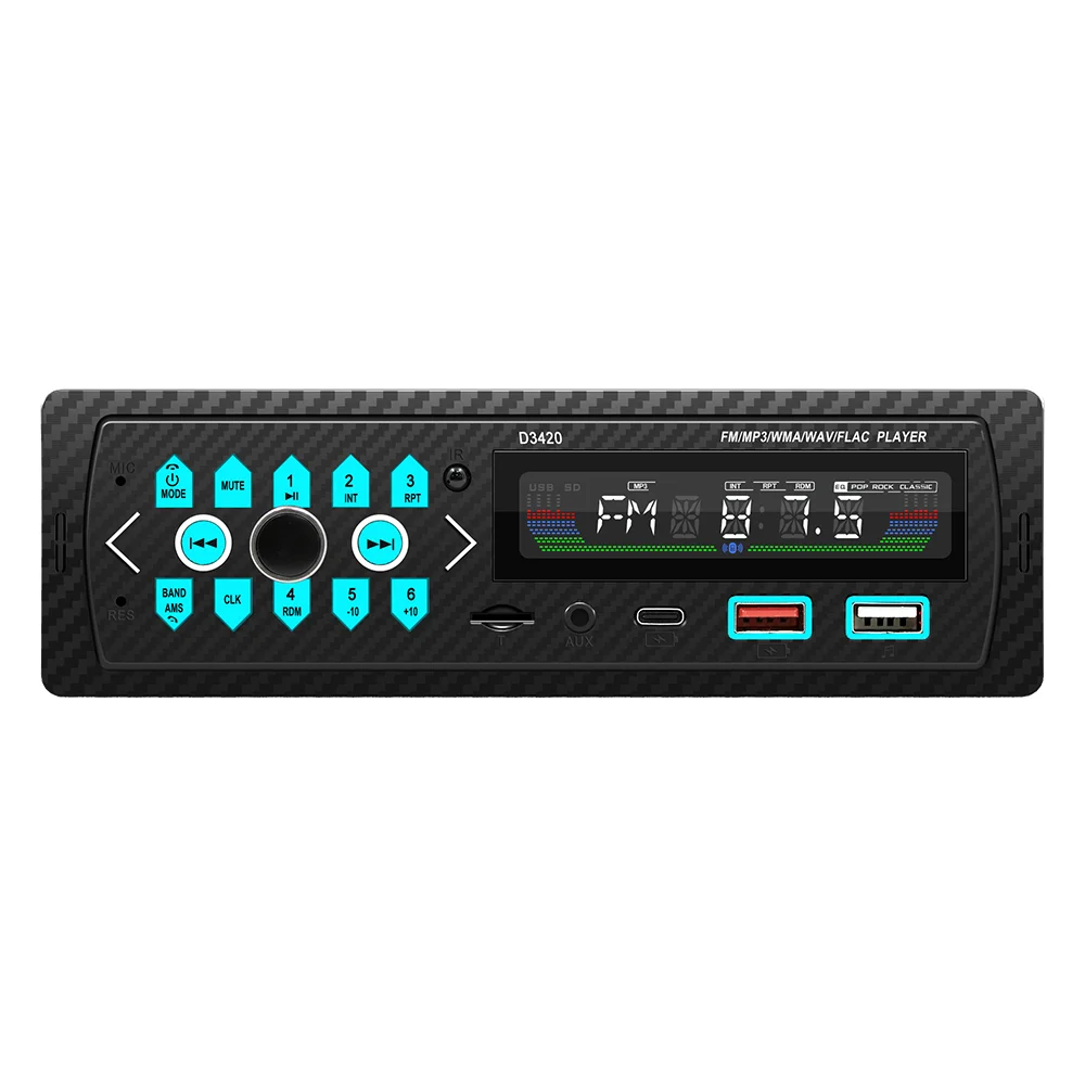 Bestree New arrival car audio mp3 single1 din BT  car tape mp3 player with FM WMA SD USB radio de coche stereo
