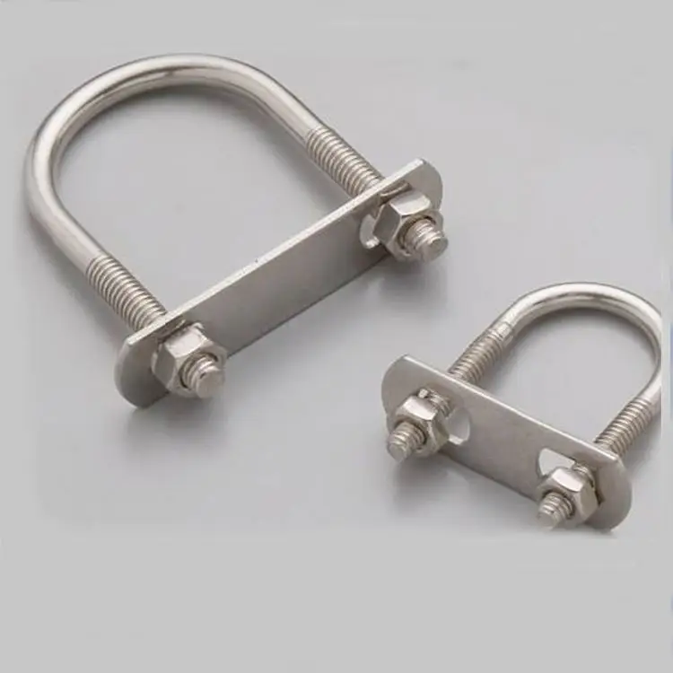 Truck Car Vehicle Hose Bolt Muffler Exhaust Pipe Small Customization Ss 304 316 430 U Type Clamp