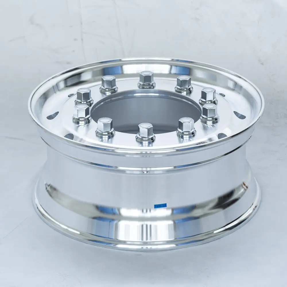 
forged aluminium alloy 9*22.5 upgrade wheel hub for suction truck 