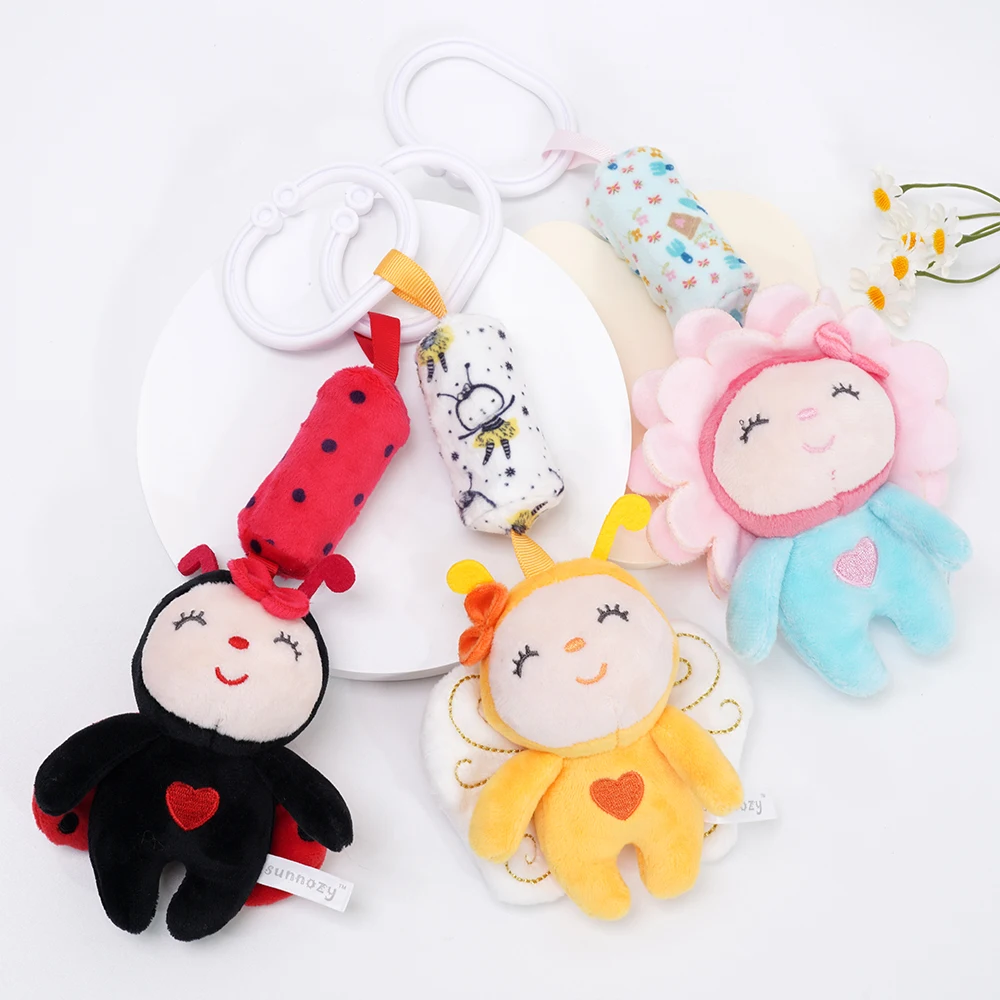 wholesale Baby decoration Bedbedroom hanging Wind Chime  cartoon animal  Soft Plush Toy  infant  hand bell wind bell