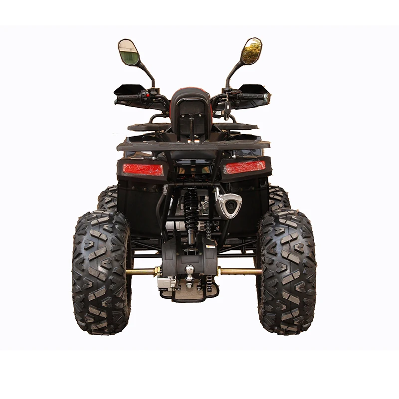 Black atvs 150cc 4 wheeler Quad Cross All-terrain Vehicle quad moto bike for adult