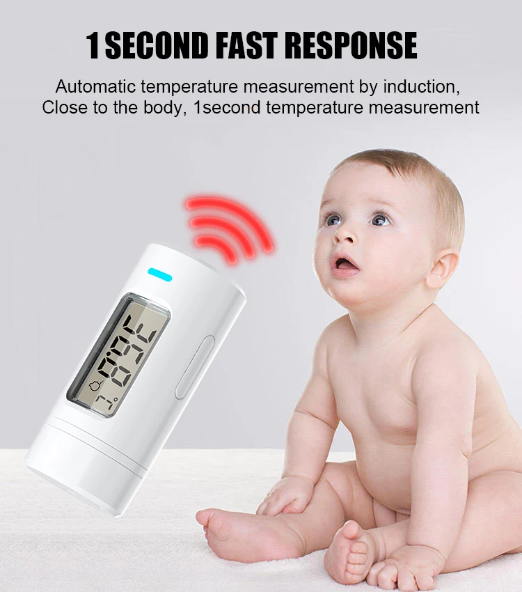 Kangfu Medical COCET Waterproof Automatic Alarm Led Display Non Contact Fever Forehead Digital Infrared Thermometer