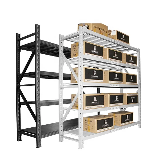 Garage Storage System Racking Commercial Shelving Gondola Stacking Racks & Shelves Super Market Steel Boltless Shelving CN;GUA