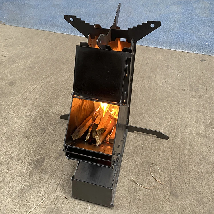 New Arrival fishing tent stove heating wood burning stove rocket stove Portable furnaces oven for camping picnic hiking