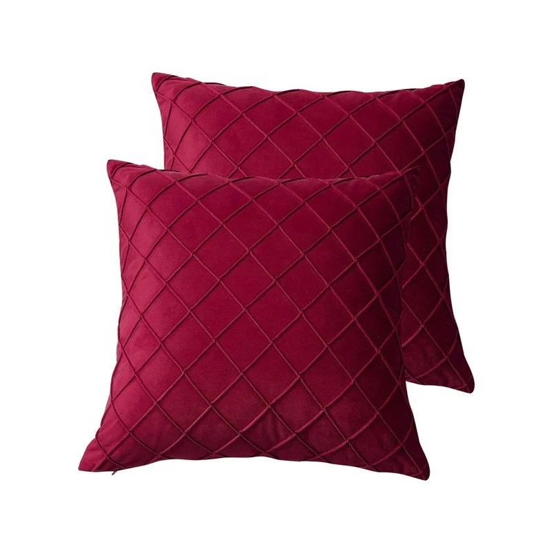 High Quality Soft Diamond Housse Coussin Velvet Pillow Covers Home Decor