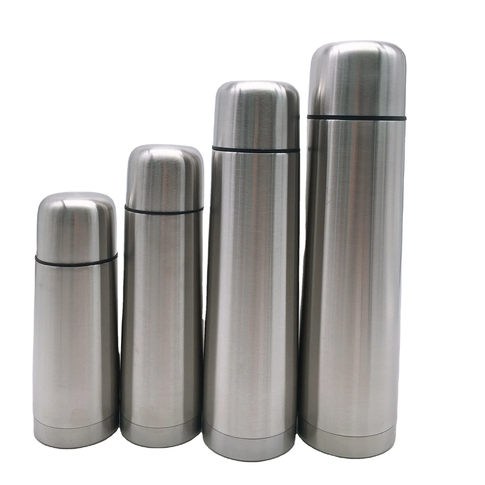 
Ready To Ship Eco Friendly Flask Stainless Steel Sport Bullet Shape Water Bottle With White Packaging Boxes 