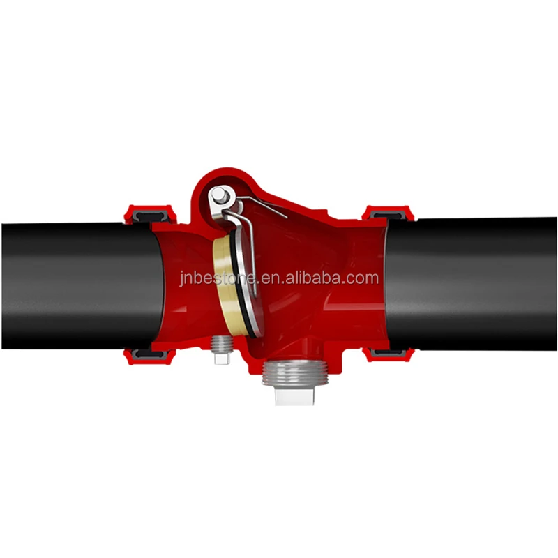 Large drain hole groove check valve 200 PSI 250 PSI 300 PSI
