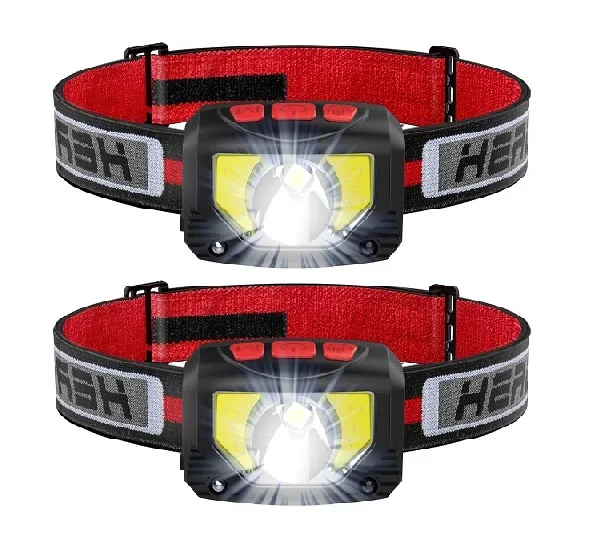 Rechargeable LED Headlight Flashlight lumen Ultra Bright Motion Sensor Headlight  for running&camping&hiking