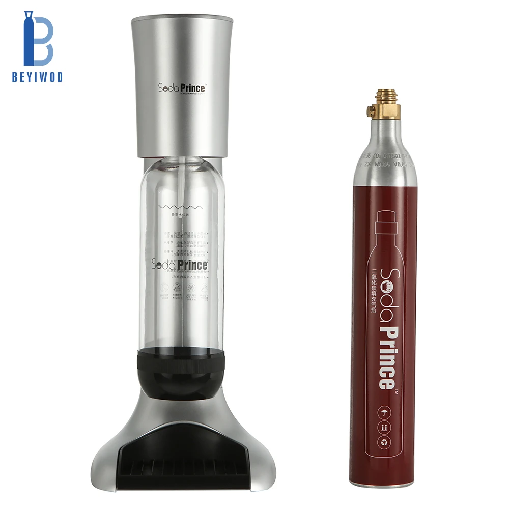 Аппарат для приготовления газированной соды sodawprince от производителя с Co2 цилиндром и 1 л бутылкой