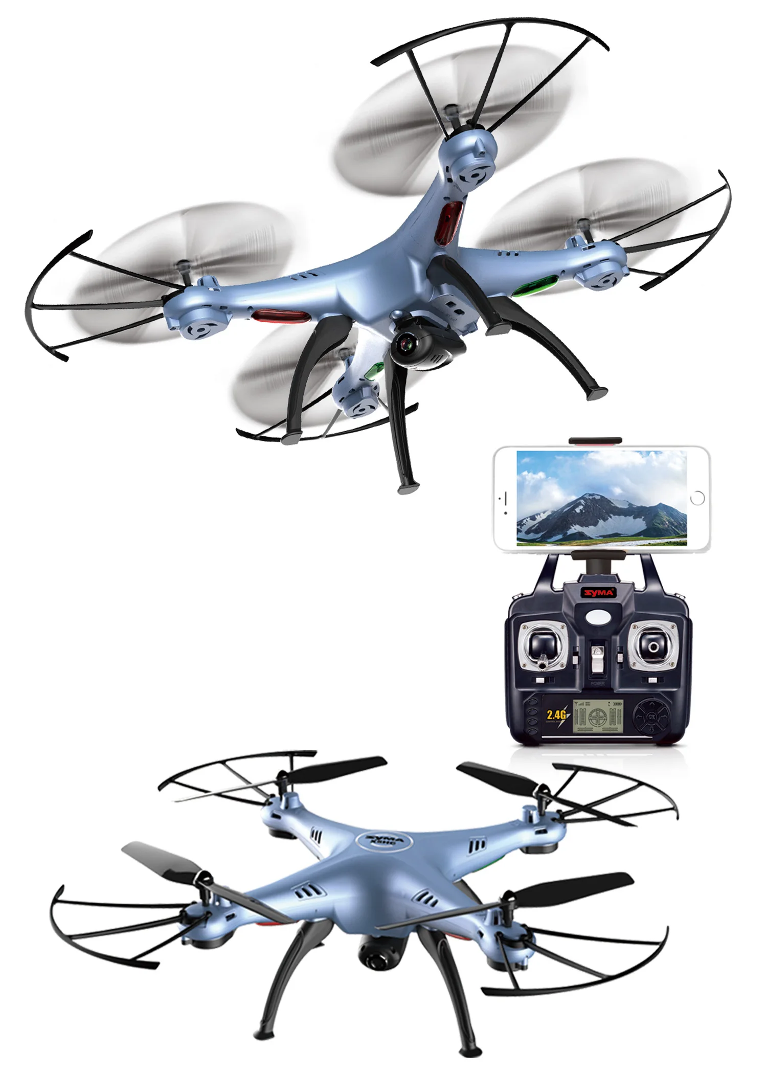 LEHOO SYMA X5HW Professional RC Drone 4CH six-axis Remote Control aircraft with wifi-camera