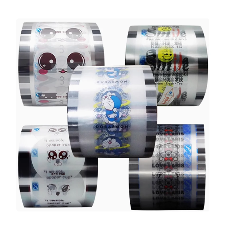 F9095-C Customized Cup Sealer Film Bubble Tea Cup Sealing Film for Boba Cup Sealer Machines