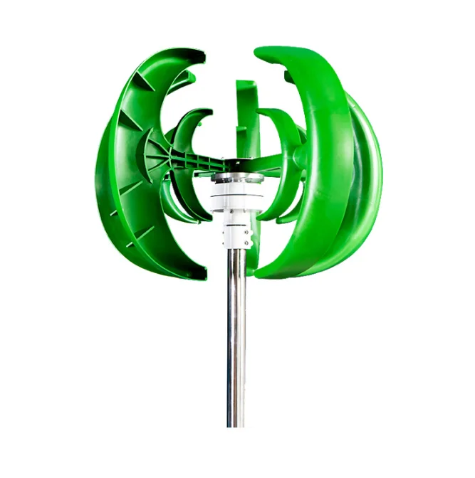 High Quality Durable 100W Vertical Axis Wind Turbine 12V 24V Low Noise Wind Power Generator Alternative Energy System