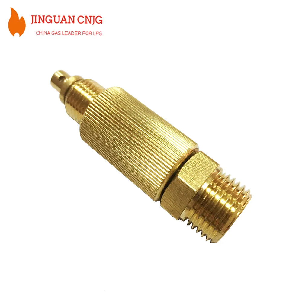 CNJG Nigeria, Kenya LPG Gas Inflation Valve, 3kg, 5kg, 6kg Brass Nozzle for Cylinder