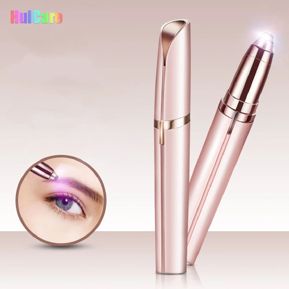 Amazon Hot Portable Eyebrow Brow Shaper Razor Blade Pen Facial Hair Trimmer Remover Mini Eyebrow Shaver