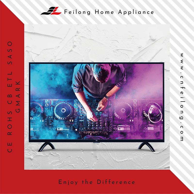 32 40 43 50 55 60 65 Smart Android LCD LED TV 4K Factory дешевый Телевизор с плоским экраном HD