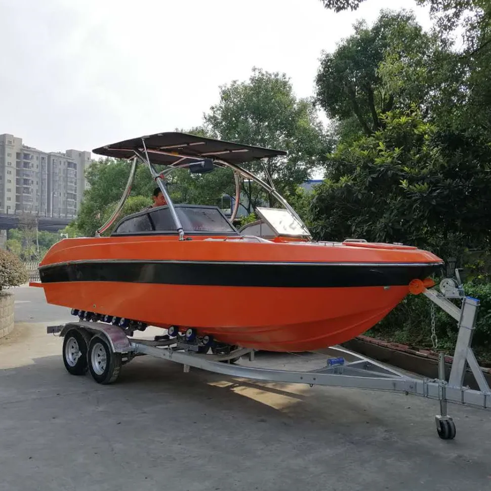 CE approved 6.2m fiberglass fishing yacht boat hull for sale