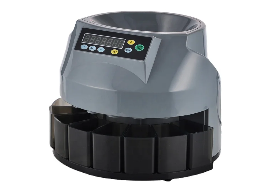 DB360 Coin counter sorter coin counting machine automatic high quality grey color