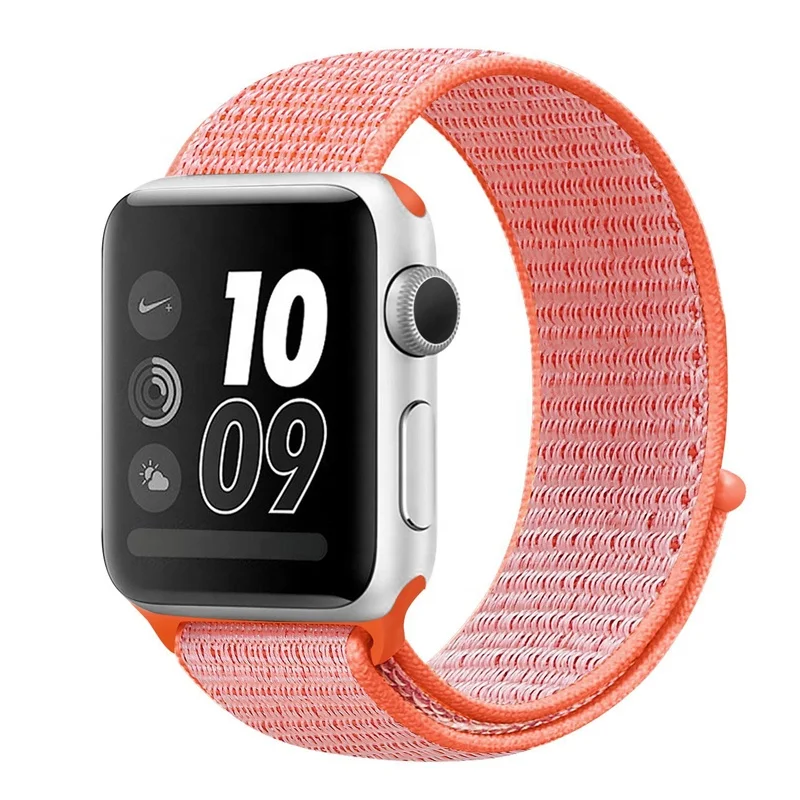 
Hot Sale Nylon Smart Watch Strap For Iwatch 3 4 Lightweight Breathable Soft Nylon Replacement Strap 