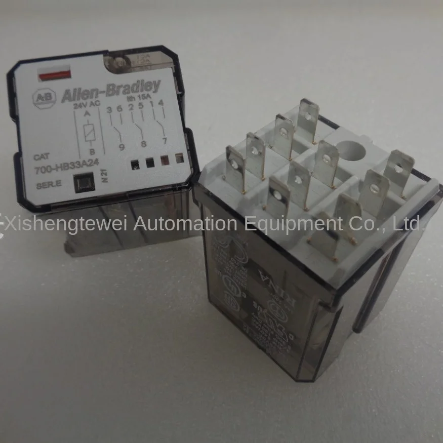 Original Spot 700-Hb33a24 US AB Rockwell 11 Flat Foot 15A AC24V Relays