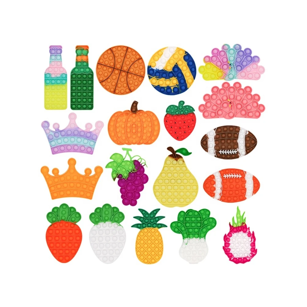 Amazon Hot Selling Sensory Fidget Toys Set Pack For Stress Relief Silicone Fidget Toy