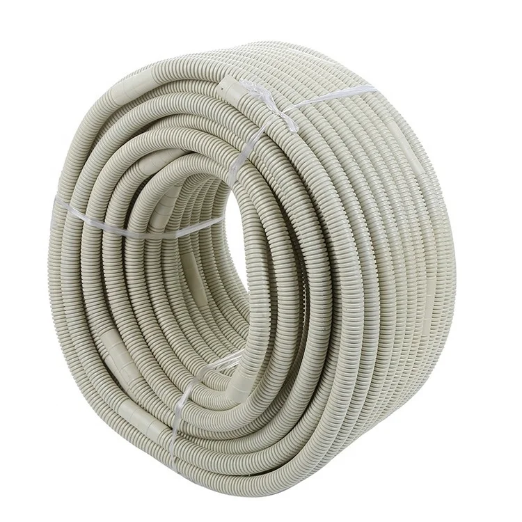 Different Sizes Air Conditioning Drain Hose Drain Pipe Split Air Conditioning Corrugated Flexible Drain Pipe