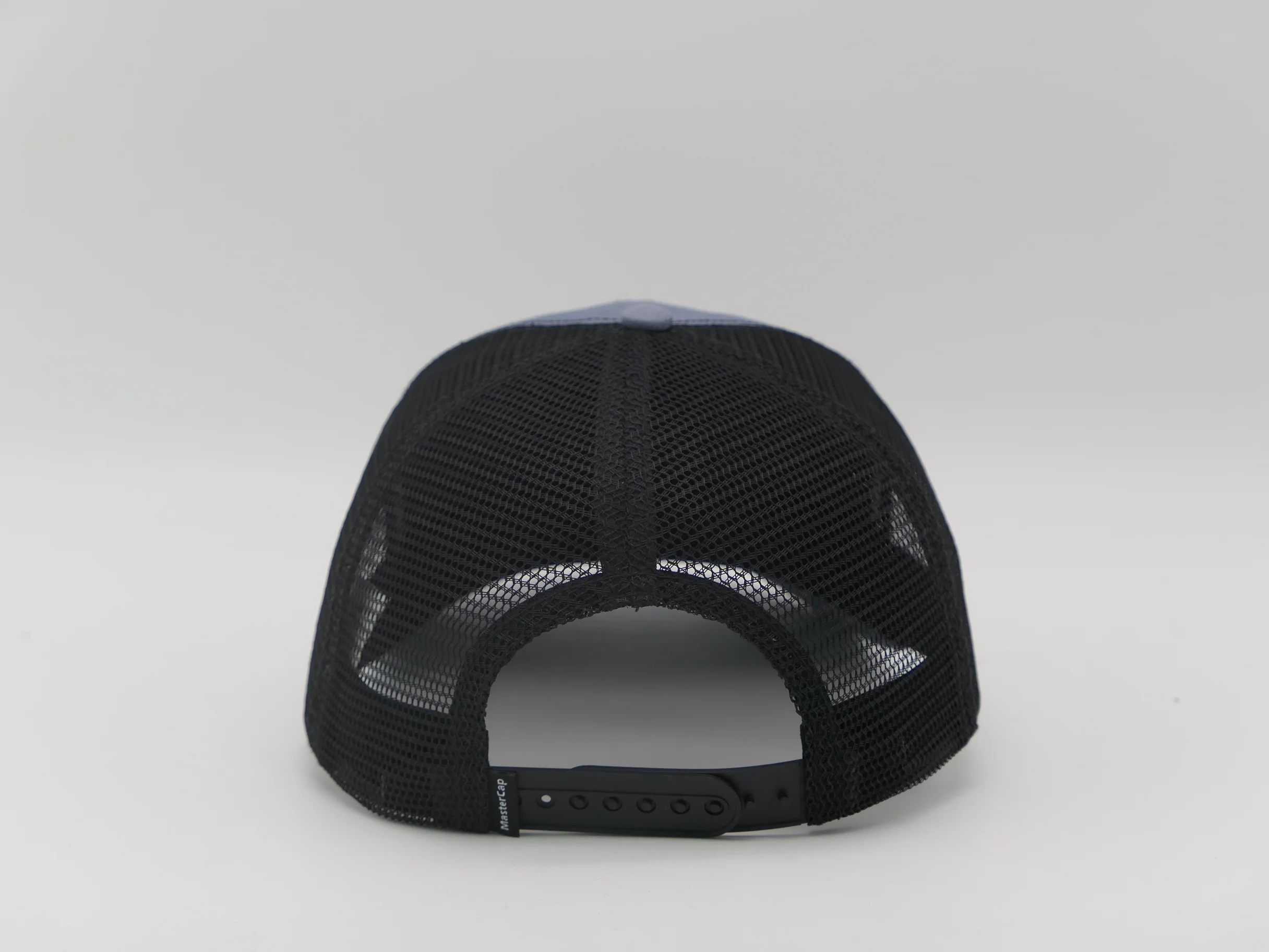 High quality custom 6 panel trucker cap with embroider patch woven label print tape adjustable size