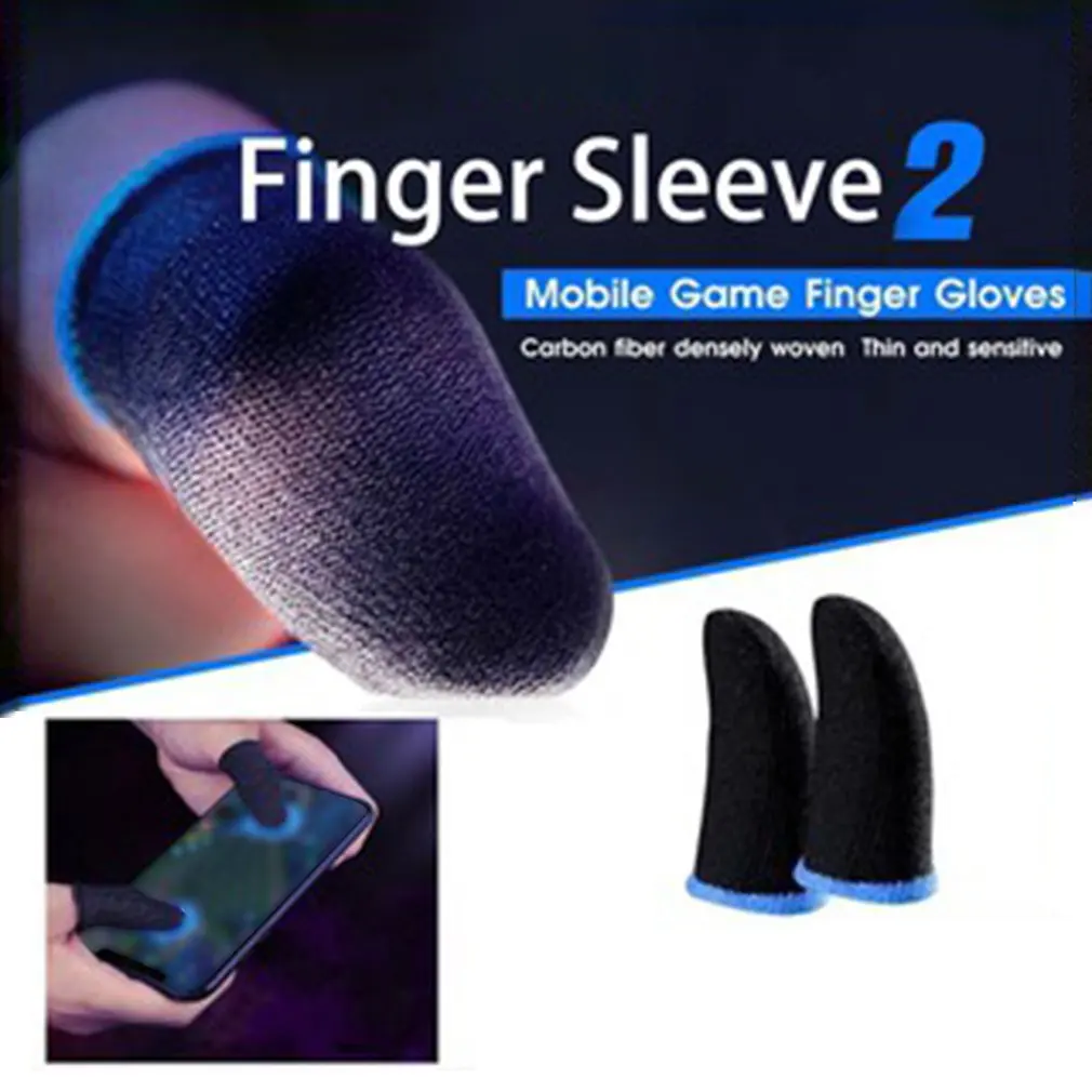 2022 New Finger Cover Game Controller For PUBG Sweat Proof Non-Scratch Sensitive Touch Screen Gaming Finger Thumb Sleeve Gloves