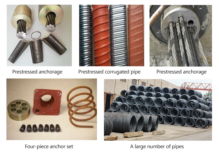 Plastic HDPE Flat Grout Tubes corrugated sheath for prestressing project