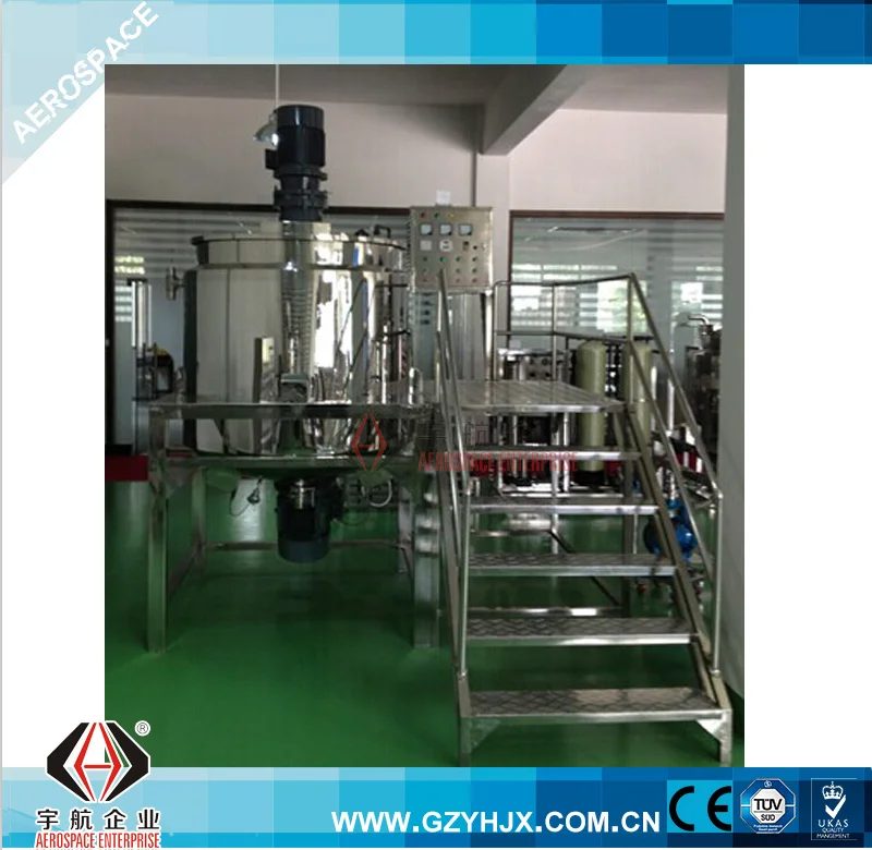 Cosmetic Homogenizer Chemical Mixing Tank Detergent Making Machine Dishwashing Liquid Mixer Soap Making Machine